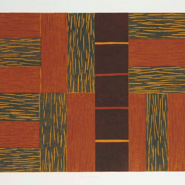 Sean Scully — Зеленый подъем (Оберхубер, Тоннеан-Рикелинек и Фельманн 91002)