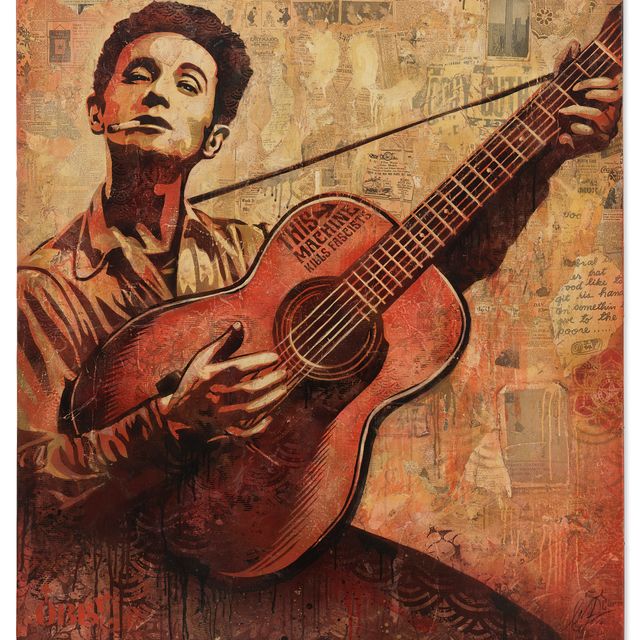 Shepard Fairey — Вуди Гатри (2)