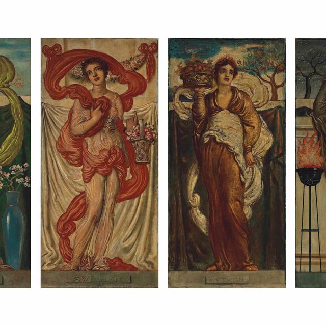 Simeon Solomon — Четыре времени года: Весна, Лето, осень и Зима