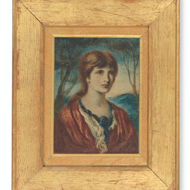 Simeon Solomon — Портрет молодой женщины