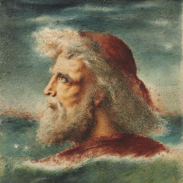 Simeon Solomon — Святой Петр на берегу моря