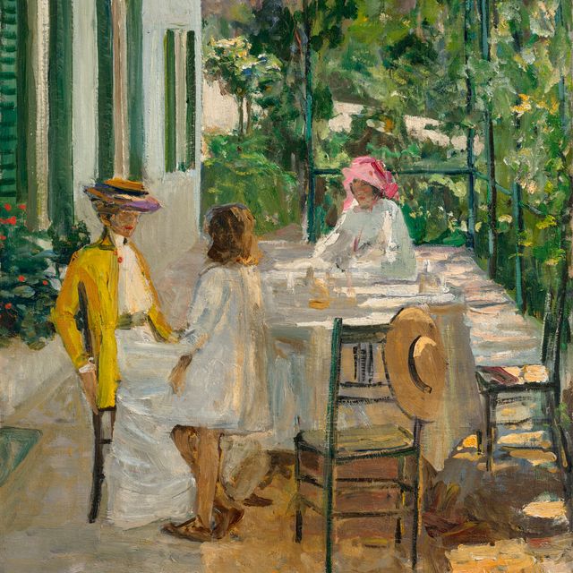 Sir John Lavery — После завтрака - Танжер