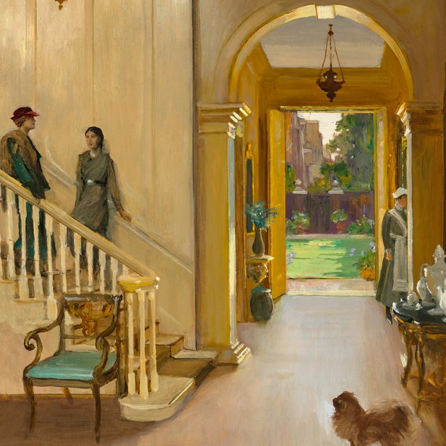 Sir John Lavery — Холл, Аргайл-Хаус - Летний день