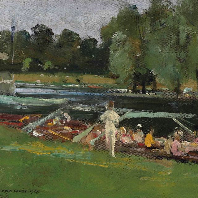 Sir John Lavery — Катание на лодке в Ременхеме