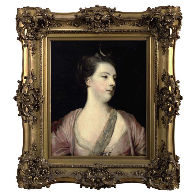 Sir Joshua Reynolds — Портрет леди Энн Доусон, во весь рост, в роли Дианы