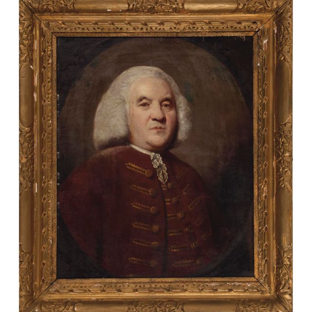 Sir Joshua Reynolds — Портрет Уильяма Нетеркота из Нетеркот-парка, Йоркшир, в сливовом пальто