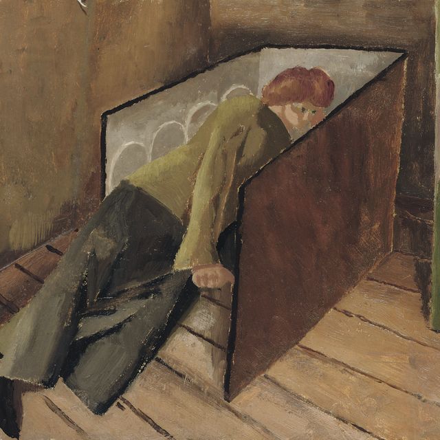 Sir Stanley Spencer — Хильда изучает модель для Burghclere