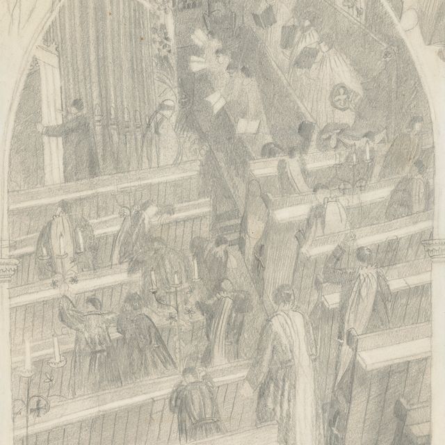 Sir Stanley Spencer — В часовне
