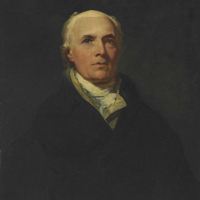 Sir Thomas Lawrence — Портрет джентльмена в полный рост, в черном пальто