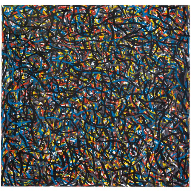 Sol LeWitt — Неровные мазки кистью (черный)
