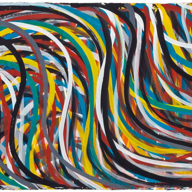 Sol LeWitt — Волнистые мазки кисти