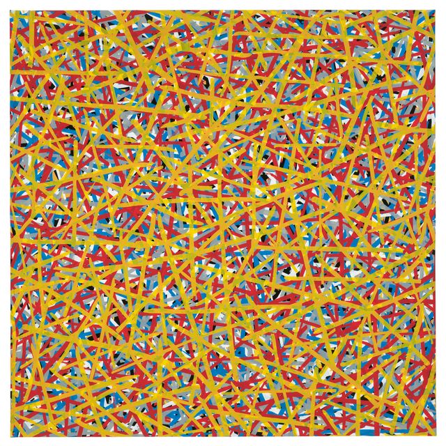 Sol LeWitt — Прямые линии во всех направлениях #9