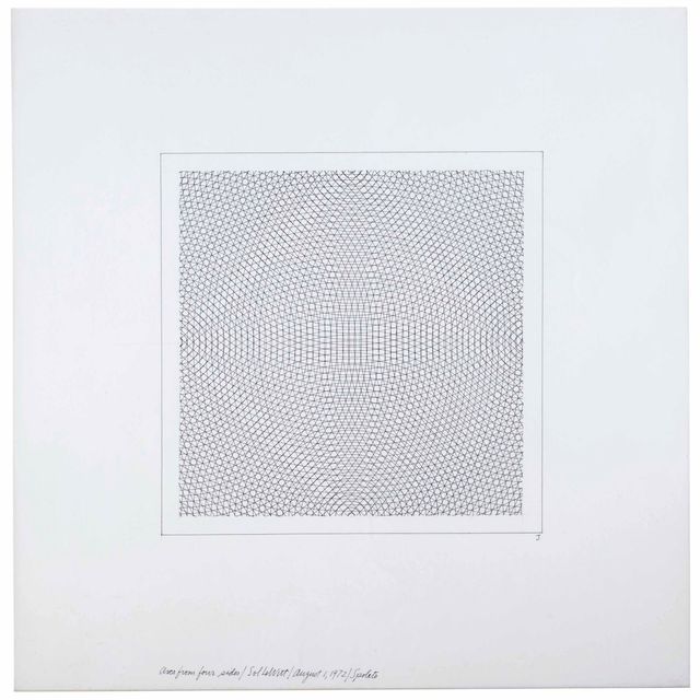 Sol LeWitt — Дуги с четырех сторон