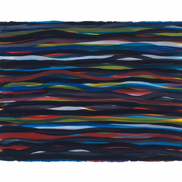 Sol LeWitt — Горизонтальные мазки кистью, а не прямые