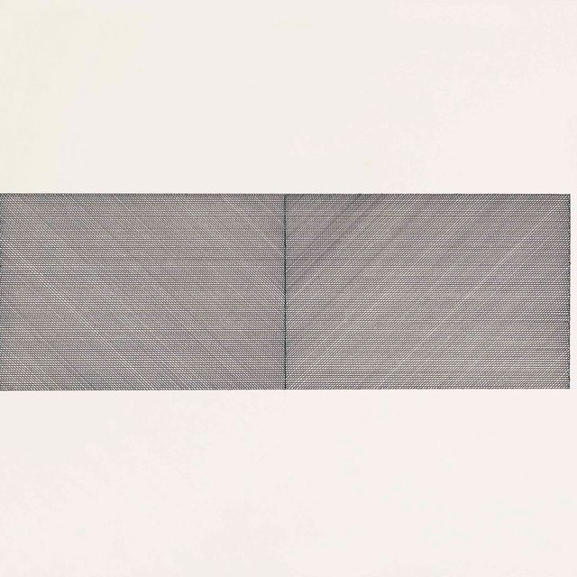 Sol LeWitt — Наложенные диагональные и горизонтальные линии