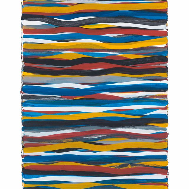 Sol LeWitt — Горизонтальные мазки кистью