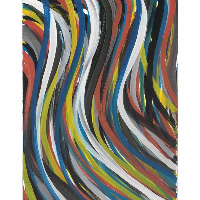 Sol LeWitt — Волнистые мазки кисти