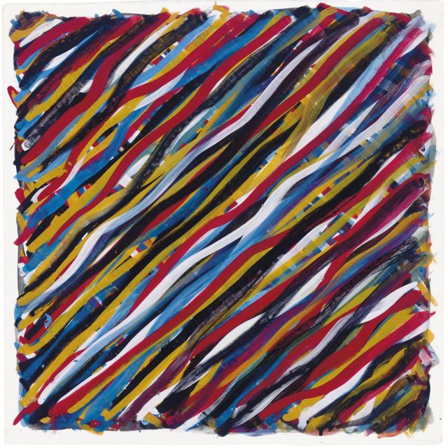 Sol LeWitt — Диагональные мазки кистью