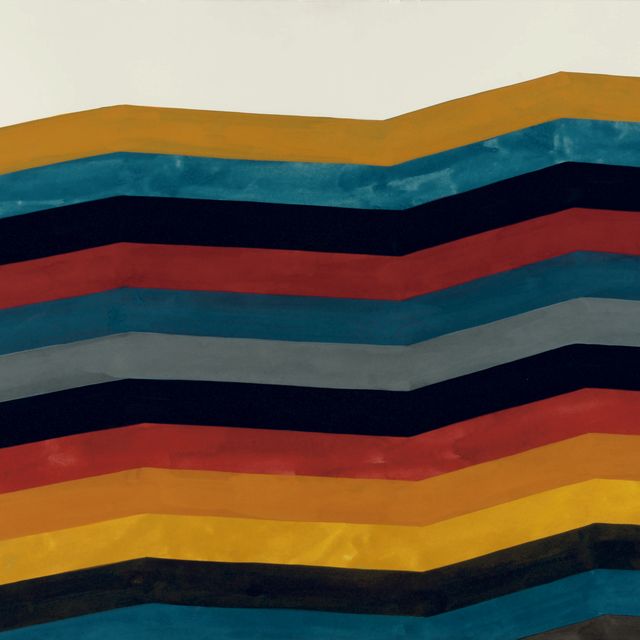 Sol LeWitt — Неровные горизонтальные полосы одинаковой ширины, начинающиеся снизу