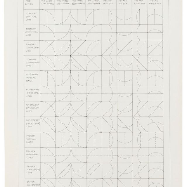 Sol LeWitt — Дуги и линии