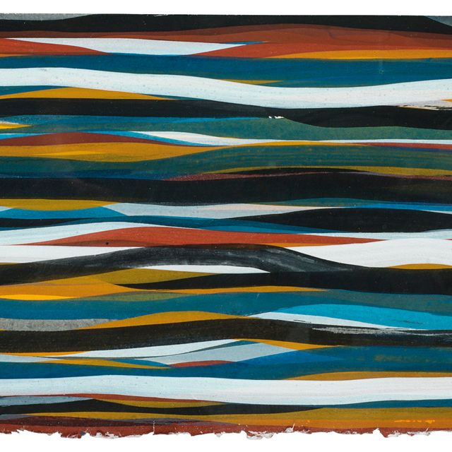 Sol LeWitt — Горизонтальные мазки кистью