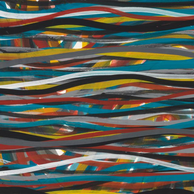 Sol LeWitt — Волнистые мазки кисти