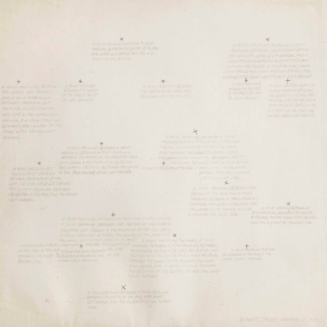 Sol LeWitt — Расположение точек