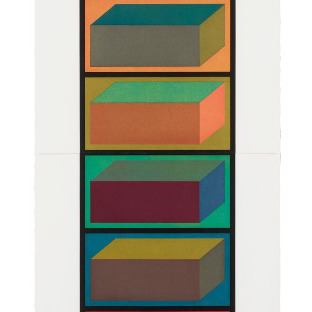 Sol LeWitt — Восемь кубических прямоугольников (Диптих)