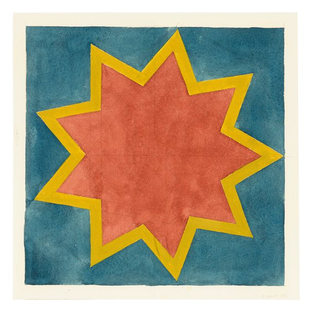 Sol LeWitt — Без названия (9-точечная звезда)