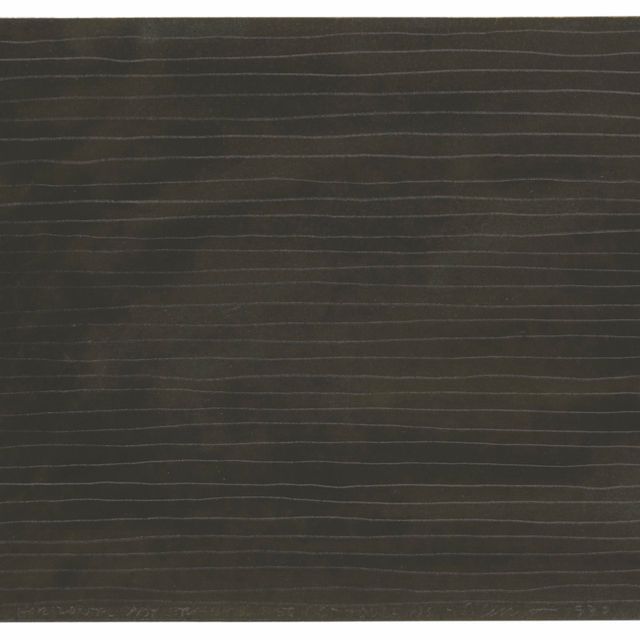 Sol LeWitt — Горизонтальные, Не прямые Линии, Не Соприкасающиеся