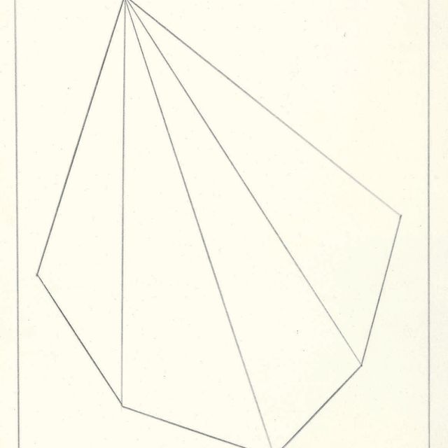 Sol LeWitt — Асимметричная пирамида (1986)