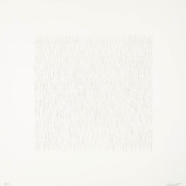 Sol LeWitt — Линии длиной в один дюйм в четырех направлениях и во всех комбинациях, издательство Landfall Press, Чикаго (Краков, 1971.16)