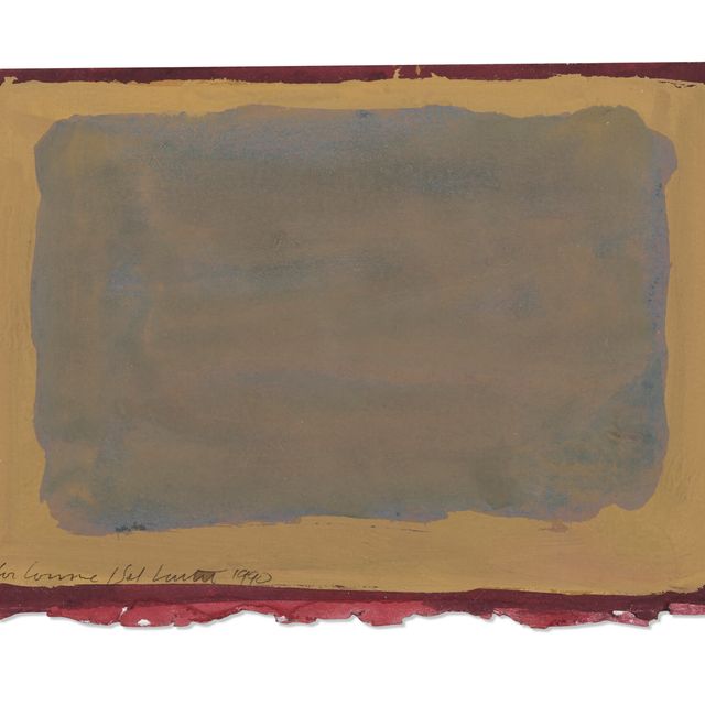 Sol LeWitt — Прямоугольник Внутри Двух Полос Разного Цвета