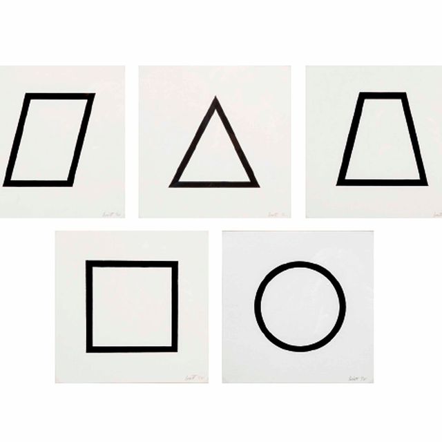 Sol LeWitt — Пять геометрических фигур