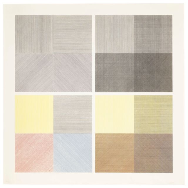 Sol LeWitt — Четыре квадратных композита
