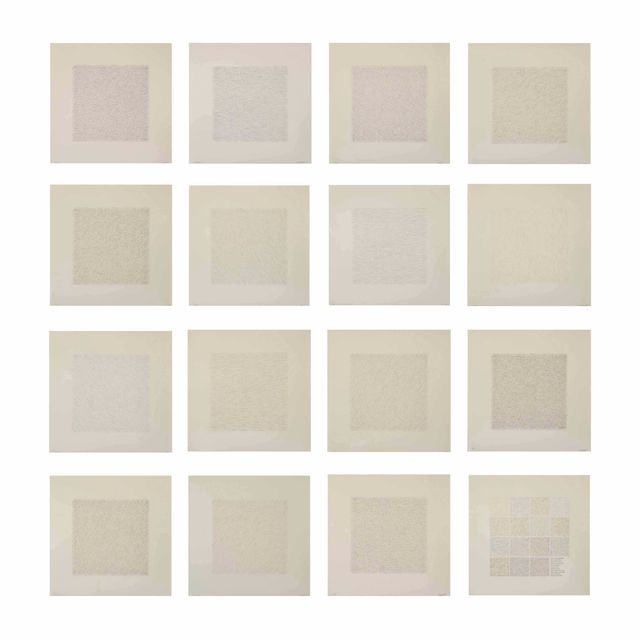 Sol LeWitt — Линии длиной в один дюйм, четыре направления, четыре цвета (Tate L7)