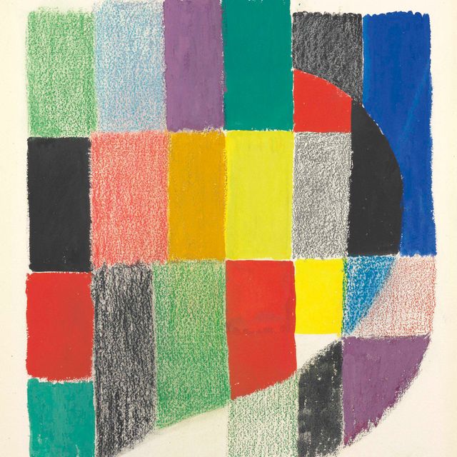 Sonia Delaunay — Ритмический кружок № 1562