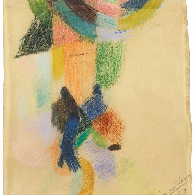 Sonia Delaunay — Этюд в честь фола, бульвар Сен-Мишель
