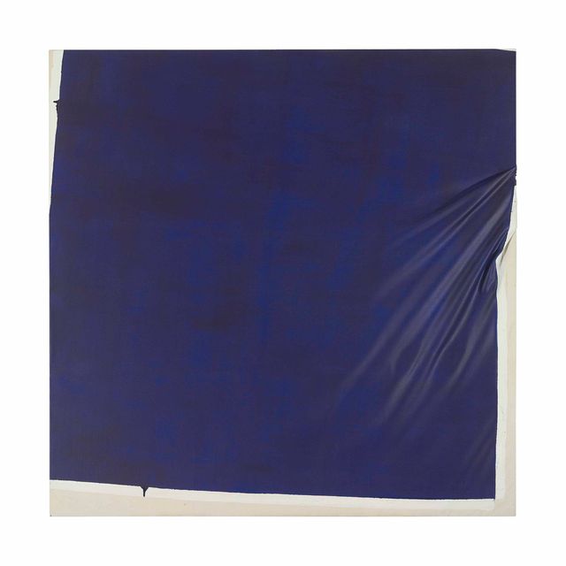 Steven Parrino — Без названия (темно-синий)