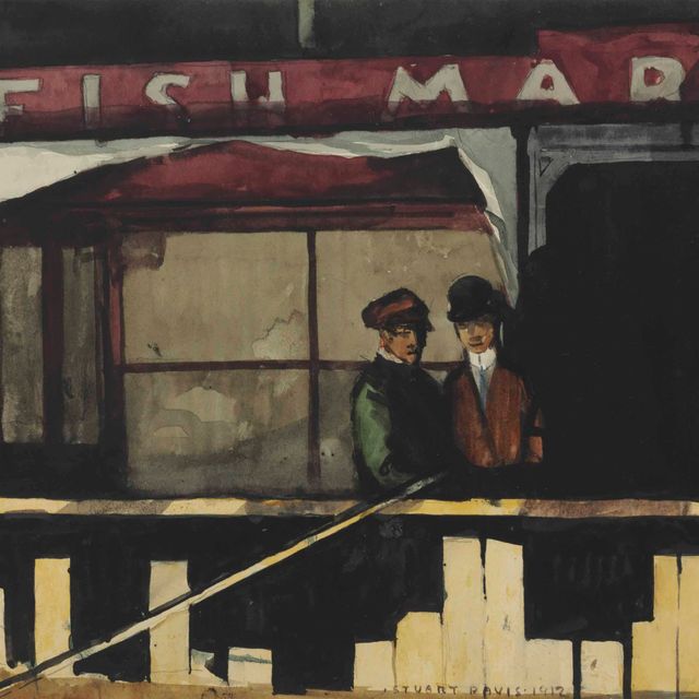Stuart Davis — Рыбный рынок