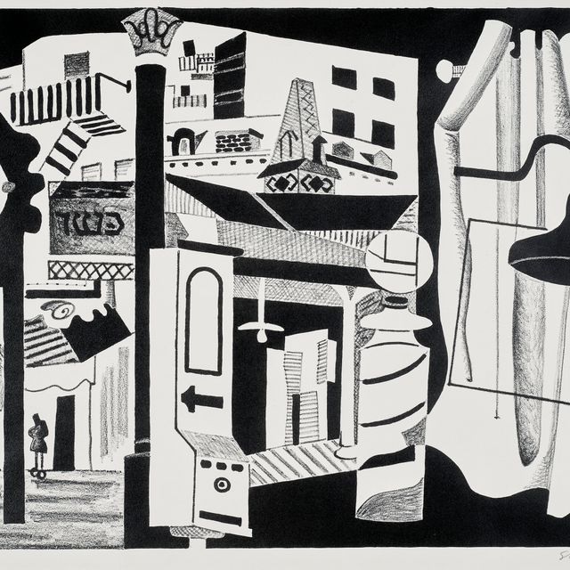 Stuart Davis — Шестая авеню Эль