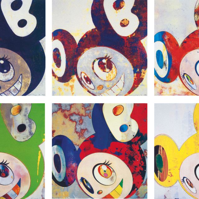 Takashi Murakami — И потом, И потом; И Потом, И потом; И Потом, И потом Абстрактный Билд; И Потом, И потом Каппа; И Потом, И потом Полоскание горла; И Потом, И потом Желтое желе