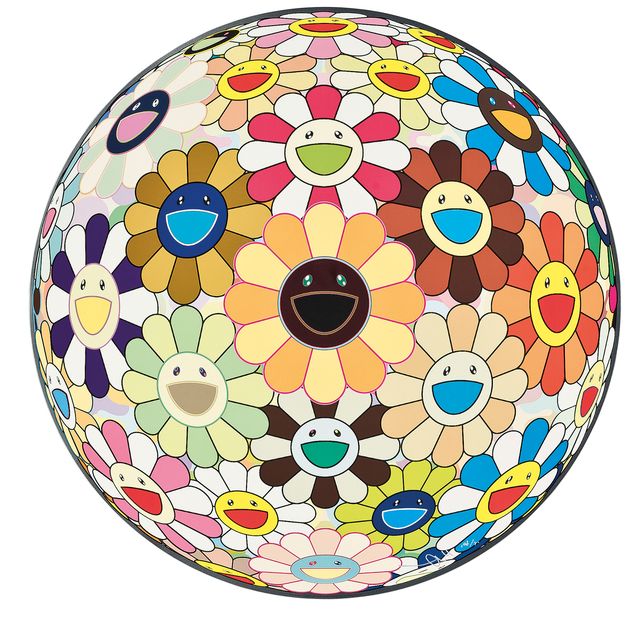 Takashi Murakami — Цветочный шар (3-D) Подсолнух