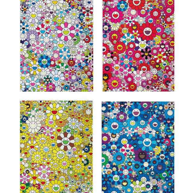 Takashi Murakami — Четыре гравюры художника