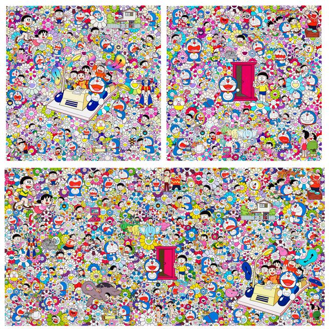 Takashi Murakami — Многое ждет за дверью "Куда угодно" (Dokodemo Door); В Бесконечном путешествии на машине времени с Автором Фудзико Ф. Фудзио!; И Разве Не было Бы Здорово, Если Бы Мы Могли Это Сделать?