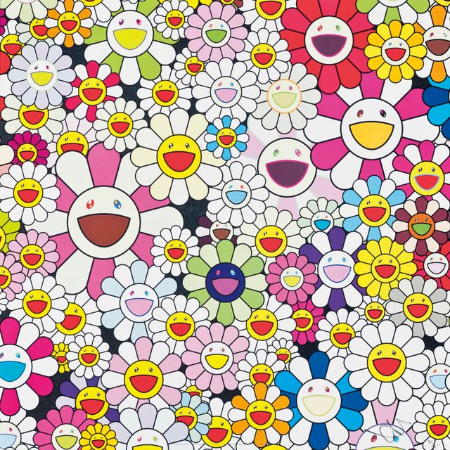 Takashi Murakami — Цветы, распускающиеся в этом Мире и в Стране Нирваны