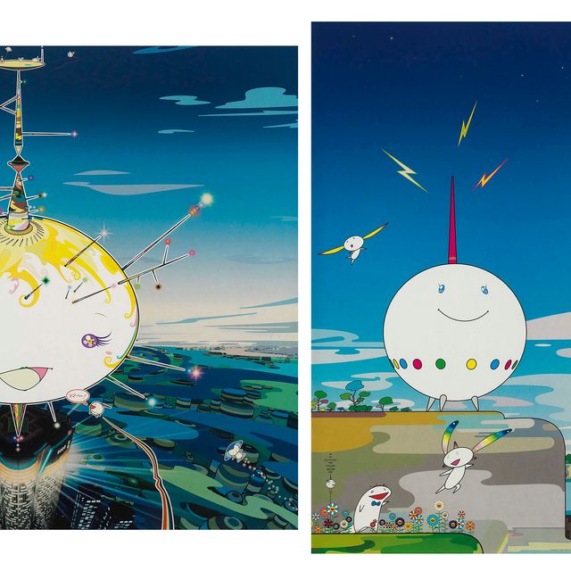 Takashi Murakami — Планета 66; И Маму спустился с неба