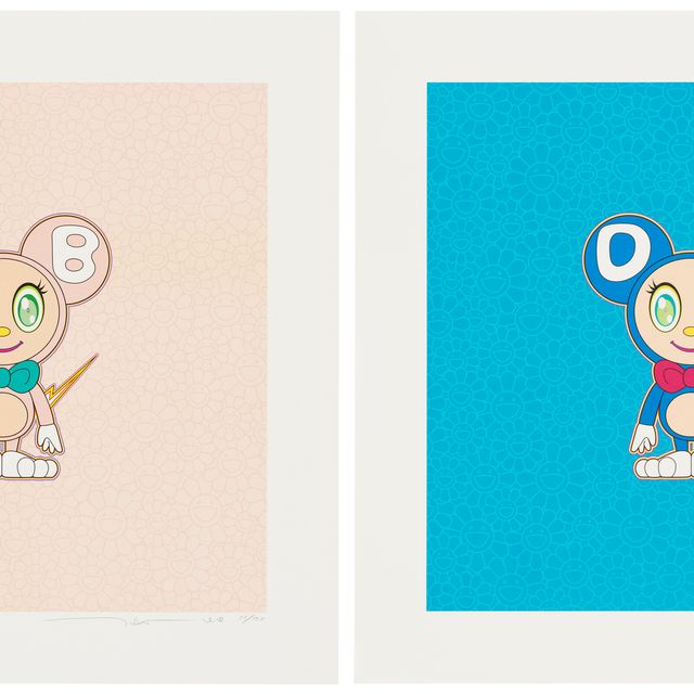 Takashi Murakami — DOB 2020 (светло-розовый; Светло-голубой)