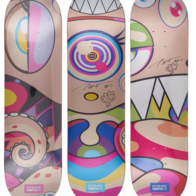 Takashi Murakami — Глаза, рот, лицо (полный набор из 3 штук)