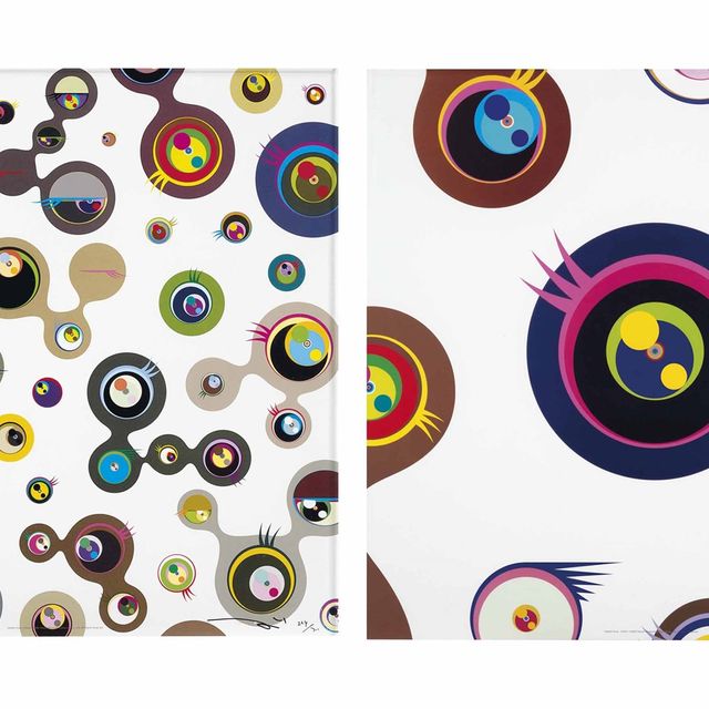 Takashi Murakami — Глаза медузы - Белый1